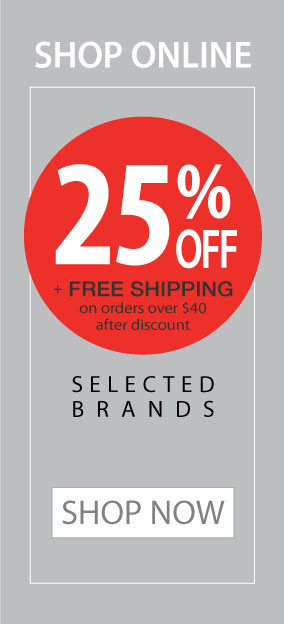25% Off Selected Brands on Sale