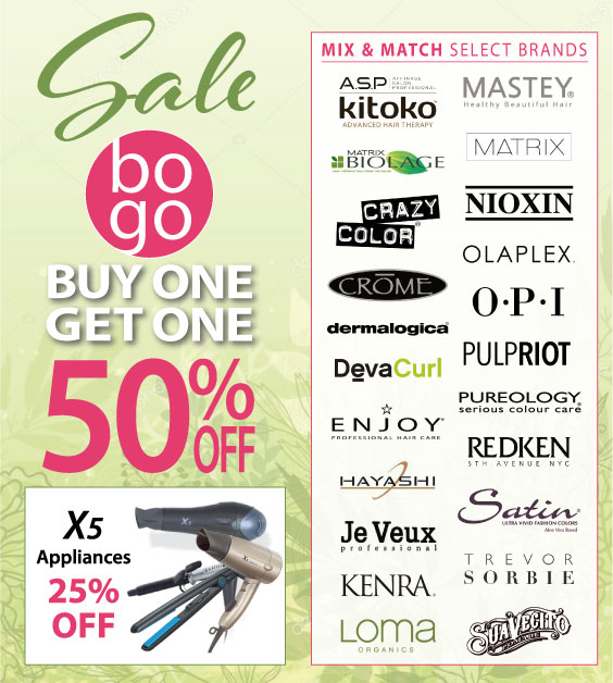 Sale on Selected Brands
